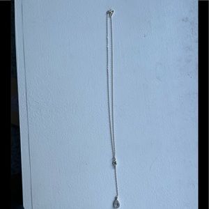 Cubic zirconia wedding necklace